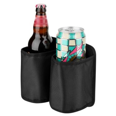 Imagem de Suporte de cerveja lateral da piscina, suporte da xícara à beira da piscina,Organizador de bebidas ao ar livre do Saco de Vinhos - Armazenamento de piscina de quadros e suprimentos de organização para