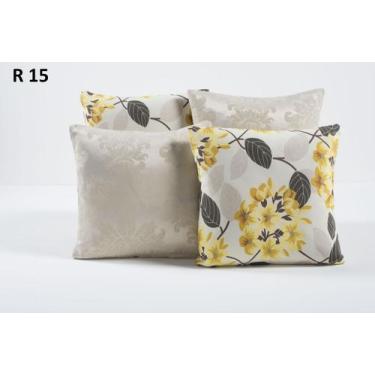 Imagem de Capas Jacquard para Almofada Kit 4 Peças 15 - Wellus Enxovais