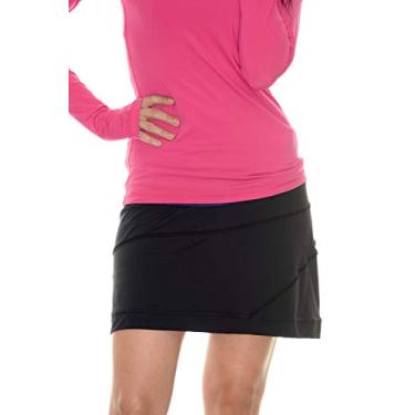 Imagem de BloqUV Short feminino listrado, PP, preto