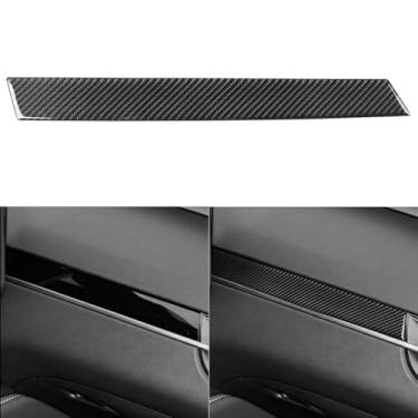 Imagem de NVCNX Fibra de carbono premium real para Lexus RX 350 RX350/RX350h/RX450h+/RX500h Acessórios 2023-2026 2024 2025 painel de carro painel lateral passageiro acabamento interior adesivo de sobreposição