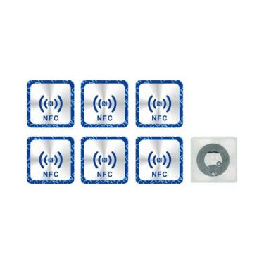 Imagem de Etiqueta NFC Adesiva 13.56MHz 213pcs Ntag213 Adesivos RFID Para Automa