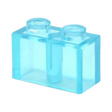 Imagem de 40 Peças Blocos De Montar DIY 1x2 Pontos ABS Educacionais Criativos Co