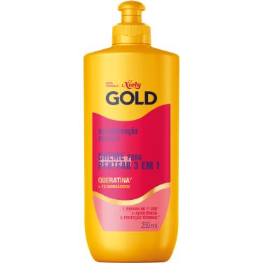 Imagem de CREME PENTEAR NIELY GOLD RECONSTRUÇÃO 250ML