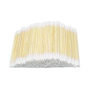 Imagem de Cotonetes De Microblading Com Ponta Afiada E Cabos De Madeira 7mm Para