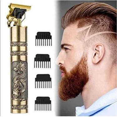 Imagem de Máquina de Acabamento Barba e Cabelo T-3004 Dragão - Kemei, Bivolt