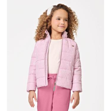 Imagem de Jaqueta Puffer Infantil Feminina Trick Nick Rosa-Feminino