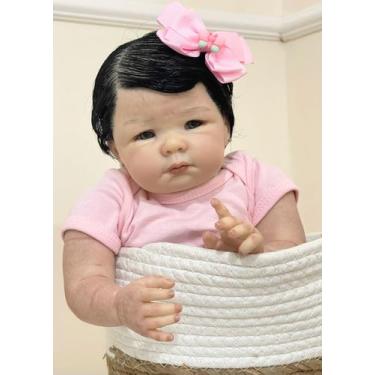 Imagem de Bebê Reborn Princesa Realista Ana Dolls Corpo Inteiro Vinil Siliconado