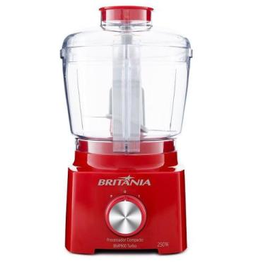 Imagem de Processador Britânia 250W Turbo Vermelho BMP900 - 220 Volts, 220V