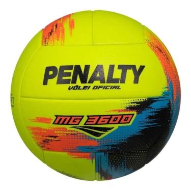 Imagem de Bola Vôlei Penalty MG 3600 XXV - Amarelo e Laranja Único-Unissex