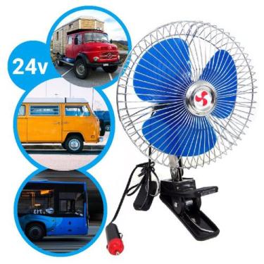 Imagem de Ventilador Para Carro Onibus Caminhão 24v 8 Pol Lugatools Van e Ônibus