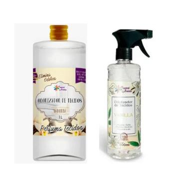 Imagem de Aromatizador De Tecidos Spray Agua Perfumada 1 Litro Vanilla Tropcial 