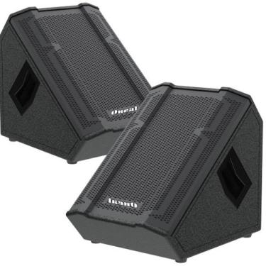 Imagem de Kit 2 Caixa Monitor Retorno Ativo e Passivo 12" Oneal OPM1312PLUS + OB