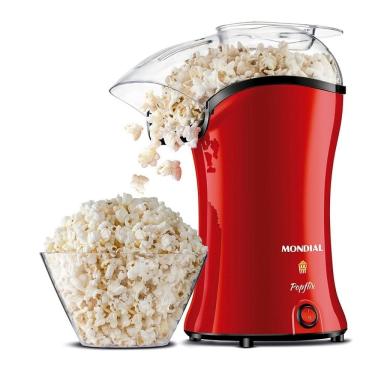 Imagem de Pipoqueira Elétrica Popflix PP-03 220V, Vermelho, MONDIAL