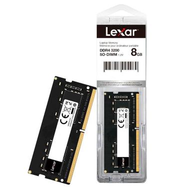 Imagem de Memória para Notebook Ddr4 8gb 3200mhz Cl22 1.2v Ld4as008g-b3200gsst Lexar