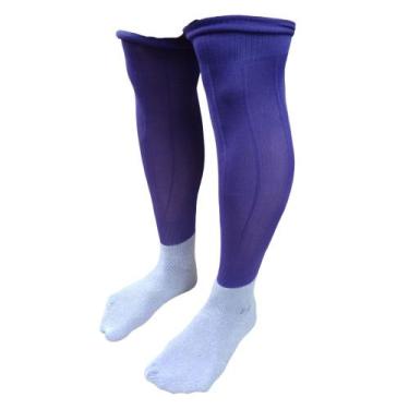 Imagem de Meião De Futebol Delfia Adulto Kit 40 Pares, Roxo, Único, Homem
