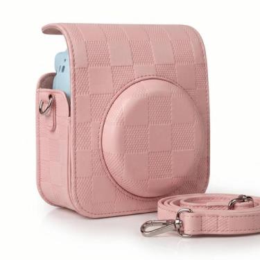 Imagem de Bolsa Estojo Protetor para Câmera Instax Mini 12 em Couro PU Premium c