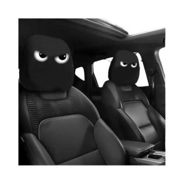 Imagem de Capas Engraçadas Para Apoio De Cabeça De Carro Com Olhos Inclinados, 2