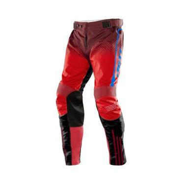 Imagem de Calça Motocross Trilha Enduro Jett Armage, Vermelho, Preto, 50