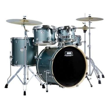 Imagem de Bateria D One Rocket DR22 SG Space Gray Cinza Espacial Bumbo 22