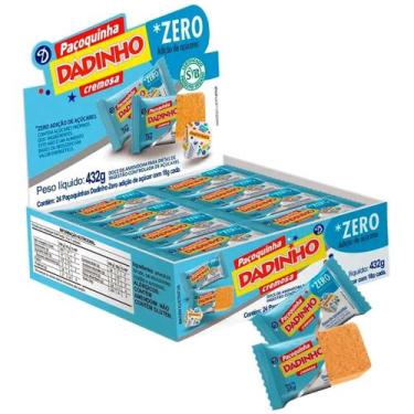 Imagem de Paçoquinha Dadinho Paçoca Cremosa Zero Açúcar 24 Unidades 18g Dizioli