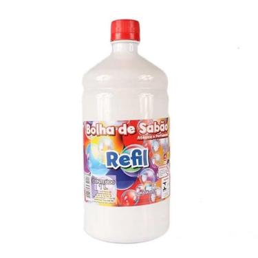 Imagem de Liquido Refil Para Bolha De Sabão 1L - Brasilflex