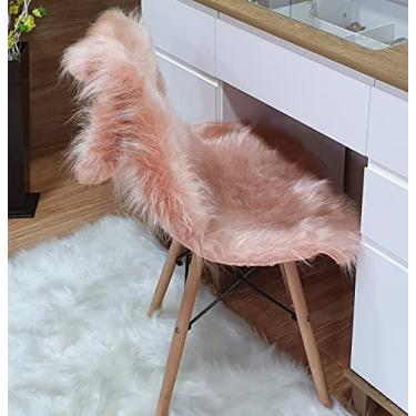 Imagem de Manta em Pelúcia Pelo Alto Luxo para Decoração, Fotos 80 X 50 cm Cor:ROSA