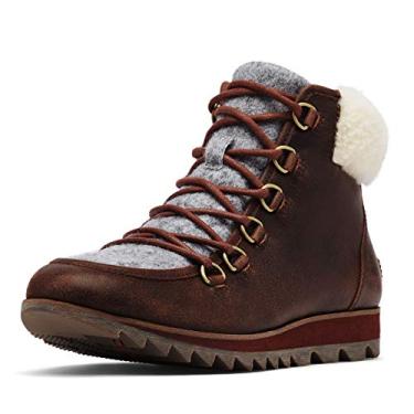 Imagem de Sorel - Bota de inverno feminina de renda Harlow confortável com gola de tesoura, Burro, 9