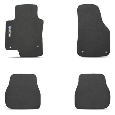 Imagem de Tapete Interno Borracha Pvc Preto Exclusive Jetta 2011/2018