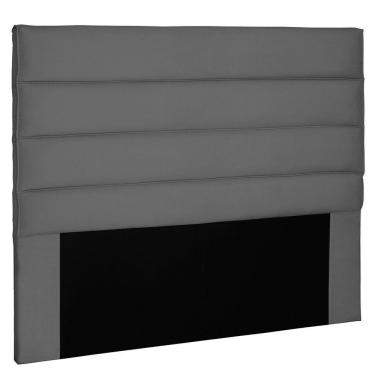 Imagem de Cabeceira Solteiro 0,90m La Italiana Suede Cinza