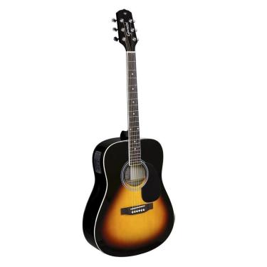Imagem de Violao Folk Giannini Gd1 Eq Vsbs Vintage Sunburst Satin