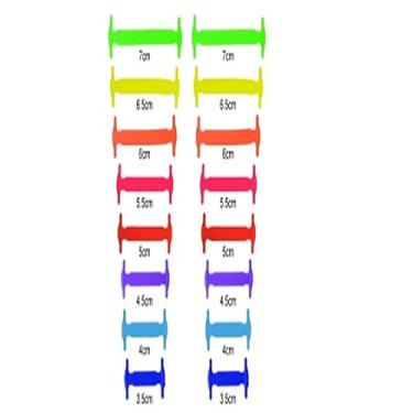 Imagem de Kit 16 Cadarços Elástico Silicone Cor Preto Adulto Juvenil para 1 Par de Tênis Sapato todo o Brasil Top