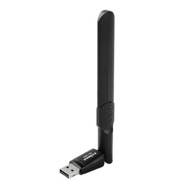 Imagem de Edimax Adaptador de banda dupla Wi-Fi 5, 802.11ac AC1200 para PC com MU-MIMO, 867Mbps (5GHz) + 300Mbps (2.4GHz) Dongle adaptador USB 3.0 sem fio com antena ajustável, Windows, Mac OS, Linux, EW-7822UAD