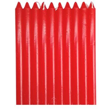 Imagem de Vela Palito Tradicional VERMELHA Pct com 10 unidades