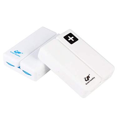 Imagem de ARTIBETTER Caixa de Comprimidos de 2 Unidades de Plástico Dobrável Caixa de Comprimidos 7 Grades Organizador de Comprimidos Semanal para Viagem Recipiente de Remédios para Vitaminas