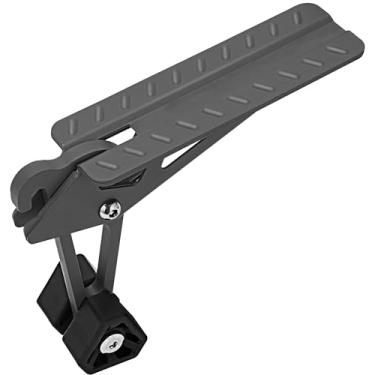 Imagem de TOOENJOY Degrau de porta de carro de ajuste universal, porta de rack de teto dobrável Step Up no trinco da porta, ambos os pés suportam escada de pedal, fácil acesso ao teto para a maioria dos carros, SUV, caminhões, carga máxima de 180 kg (cinza)