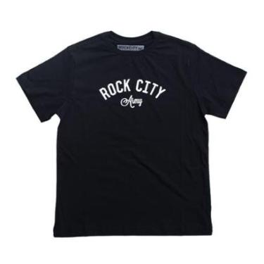 Imagem de Camiseta Rock City Army Infanto Juvenil Preto-Unissex