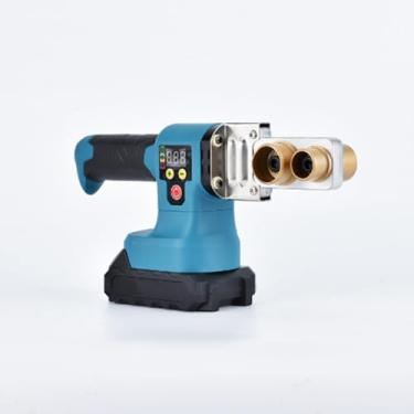 Imagem de HENGJINGTR 220 V/240 W Plástico Máquina de Fusão Quente Soldador Da Tubulação de Água, Recarregável PPR Máquina de Solda Da Tubulação com 3 Cabeças Morrer para PPR PE PVC Tubo