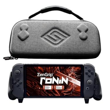 Imagem de Satisfye - ZenGrip Ronin Slim Bundle, Accessories Compatible with Nintendo Switch & OLED - The Bundle includes: Black Ronin ZenGrip and Grey ZenCase Slim (BLACK)