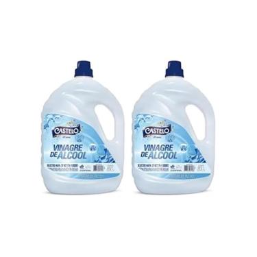 Imagem de Kit c/2 Galões Vinagre Castelo, 5 litros Cada, Limpeza Multiuso