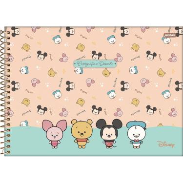 Imagem de Caderno De Desenho Cartográfico Escolar Disney Yululun