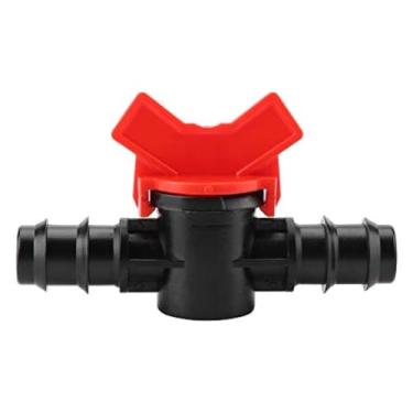 Imagem de Zerodis Válvula de controle de fluxo de água de aquário, tubo de mangueira de água para tanque de peixes, adaptador de conector de controlador de válvula de controle de plástico (3 4")