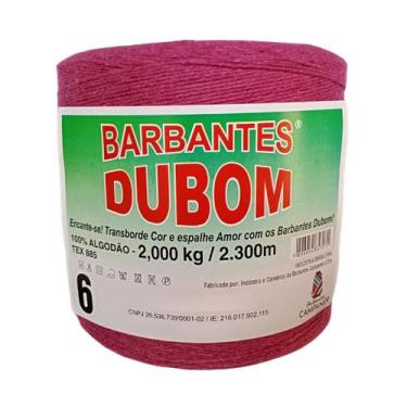 Imagem de Barbante Dubom Magenta - 2 Kg - Fio 6 - 2300m - Barbantes Dubom