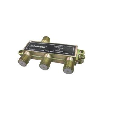 Imagem de Divisor de Antena Digital Tv Reforçado 1x2 - 1x3- 1x4 1000MHz - Intern