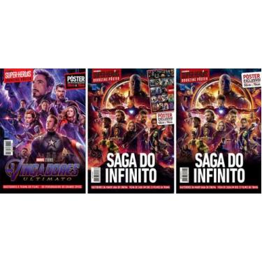 Imagem de Super Kit - Marvel Vingadores - 3 Pôsteres - Editora Europa