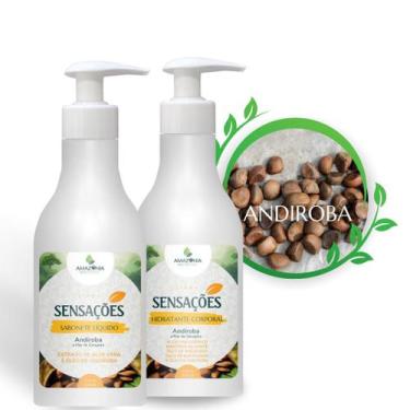 Imagem de Kit Sabonete Líquido E Hidratante Andiroba - Linha Sensações - Amazôni