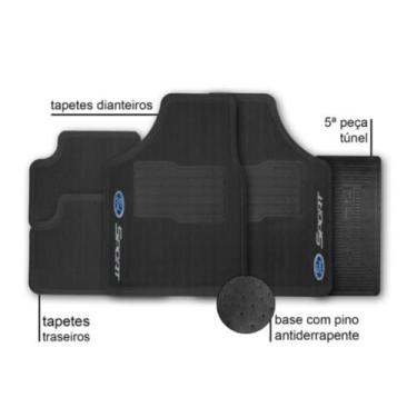 Imagem de Jogo Tapete Borracha Automotivo Ford Universal - HKACESSORIOS