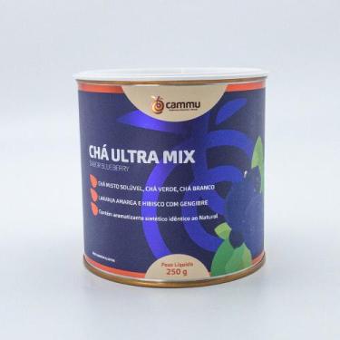 Imagem de Chá Ultra Mix - Sabor Blueberry -  250g - Hibisco - Cammu Suplementos