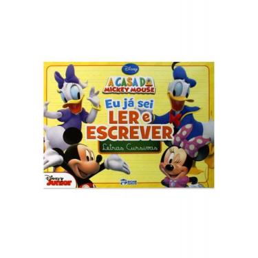 Imagem de A Casa do Mickey Mouse - Eu já sei ler e escrever - Letras cursivas - 