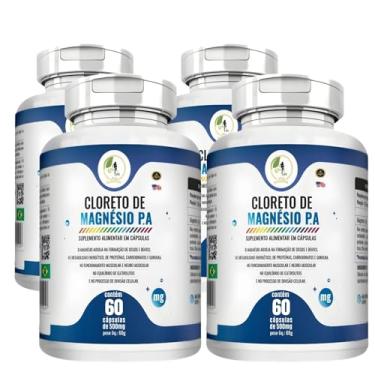 Imagem de KIT C/4 Un. Suplemento Cloreto De Magnésio P A 60 Cápsulas - Fits Life