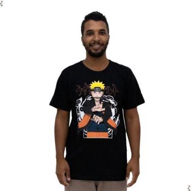 Imagem de Camiseta Clube Comix Naruto Kunai Oficial 100% Algodão